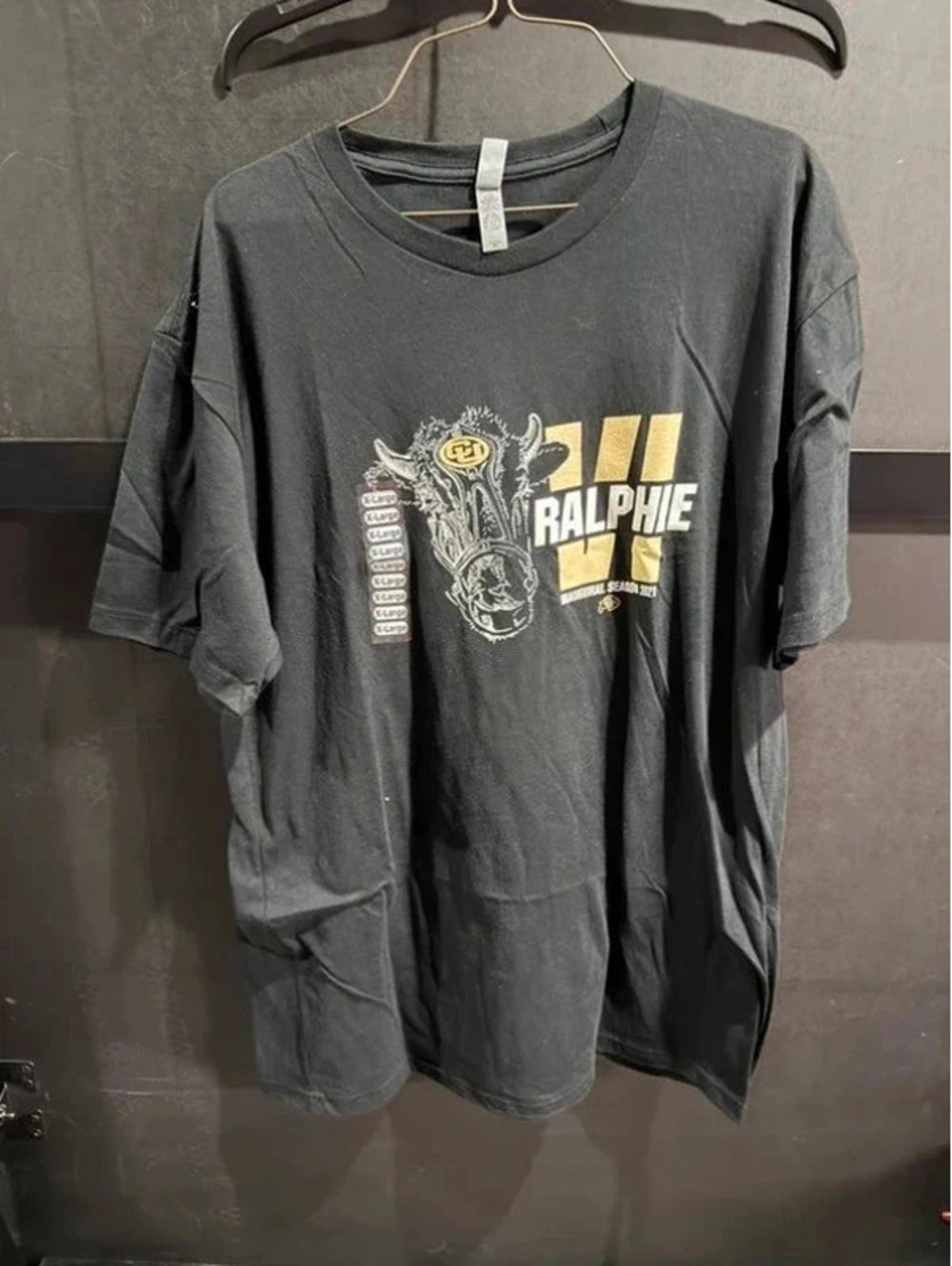 Colorado Buffaloes Ralphie Black Graphic Tee